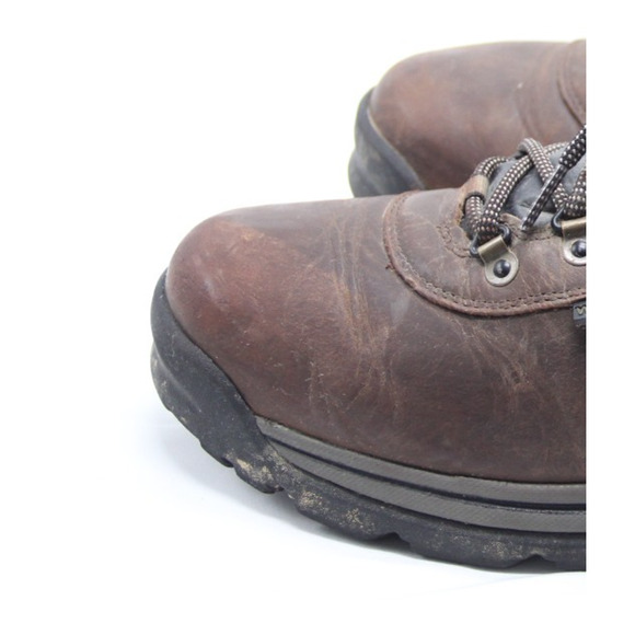 Timberland Ledge Mid Hiking Boots Mens Sz 12 Brown Leather Round Toe Ankle 12135 - Picture 7 of 7